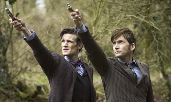 Matt Smith und David Tennant in Doctor Who Day Of The Doctor