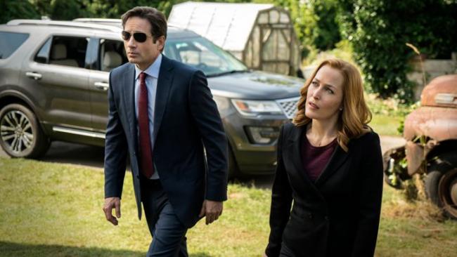 Mulder und Scully im Revival von Akte X 2016 Mulder und Scully im Revival von Akte X 2016
