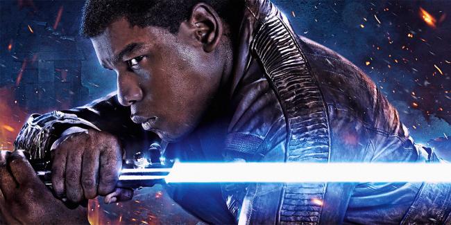 Star Wars: Das Erwachen der Macht Werbeplakat mit John Beyoga Star Wars: Das Erwachen der Macht Werbeplakat mit John Beyoga