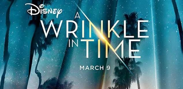 Schriftzug vom Poster zum Disneyfilm A Wrinkle in Time Schriftzug vom Poster zum Disneyfilm A Wrinkle in Time