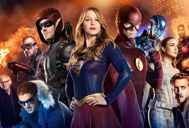 Poster zum Crossover 2016 von Supergirl, Arrow, The Flash & DC's Legends of Tomorrow