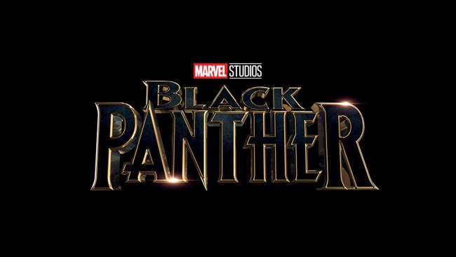 Schriftzug-Logo zu Marvels Black Panther