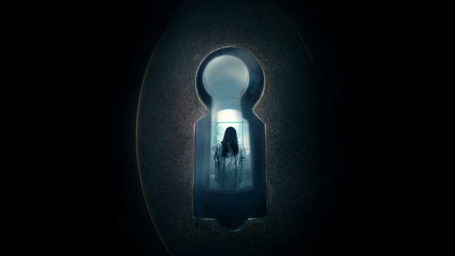 Schlüsselloch - Ausschnitt vom Promoposter zum Horrorfilm "The Disappointments Room"