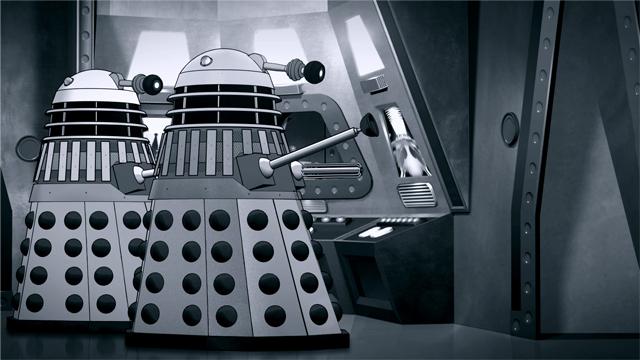 Szenenbild aus Doctor Who "The Power of the Daleks"