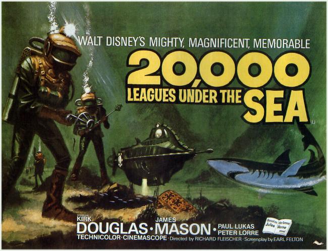 20.000 Meilen unter dem Meer Filmposter 1954