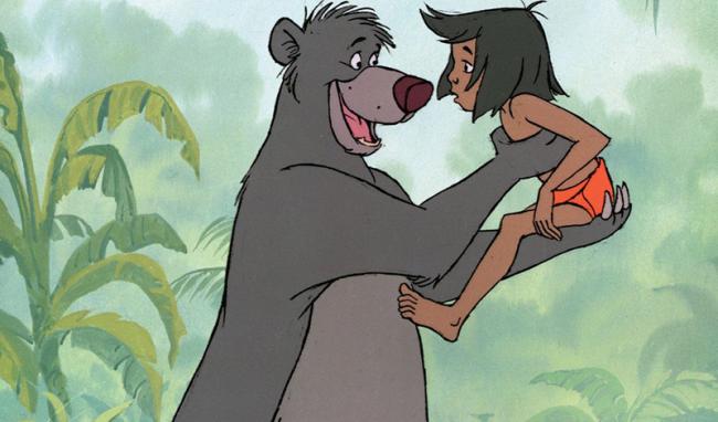 Balu und Mogli im Zeichentrick-Klassiker "Das Dschungelbuch" Balu und Mogli im Zeichentrick-Klassiker "Das Dschungelbuch"