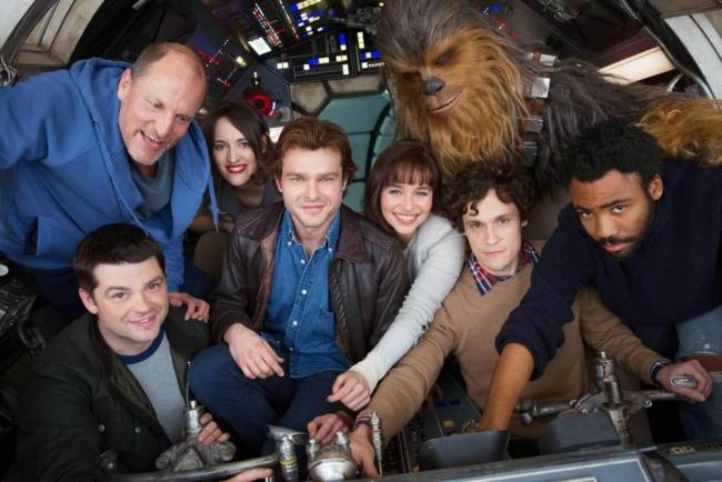 Der Cast zum Drehstart zum Han-Solo-Spin-Off 