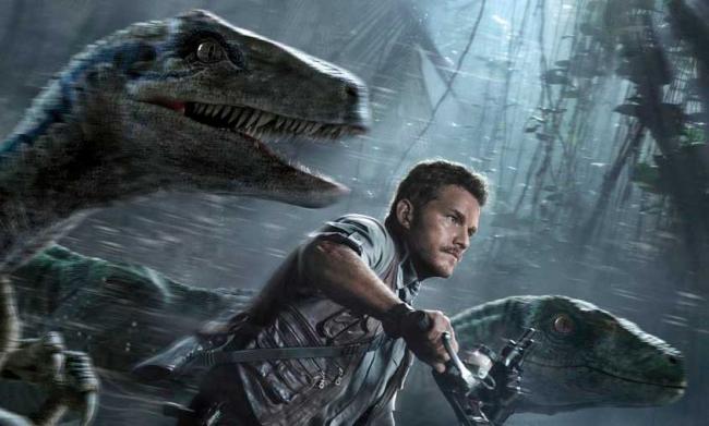 Chris Pratt und die Velociraptoren - Jurassic World