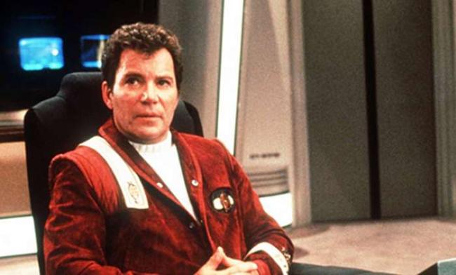 William Shatner als Captain Kirk und Star Trek V: Am Rande des Universums William Shatner als Captain Kirk und Star Trek V: Am Rande des Universums