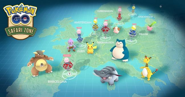 Pokémon Go Safari Zonen Pokémon Go Safari Zonen