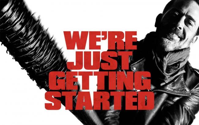 The Walking Dead Staffel 7 Werbeposter mit Negan
