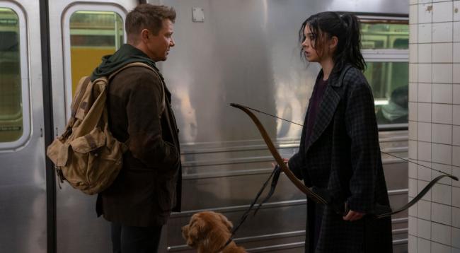 Hawkeye Jeremy Renner Hailee Steinfeld Hawkeye Jeremy Renner Hailee Steinfeld