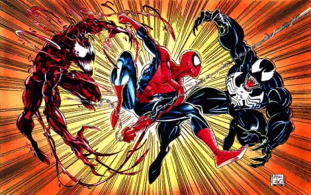 Carnage vs. Spider-Man vs. Venom