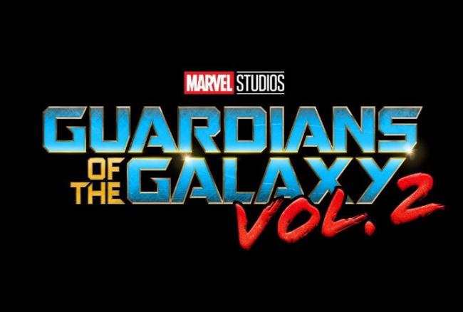 Schriftzug-Logo zu Marvels Guardians of the Galaxy Vol. 2