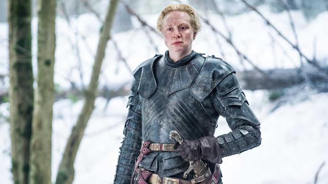 Gwendoline Christie als Brienne von Tarth in der Serie Game of Thrones
