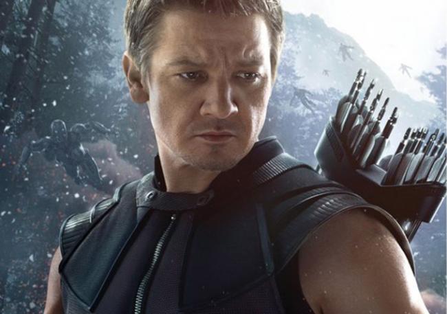 Jeremy Renner alias Hawkeye in Avengers: Age of Ultron Jeremy Renner alias Hawkeye in Avengers: Age of Ultron