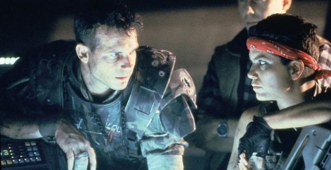 Bill Paxton in Aliens (1986)