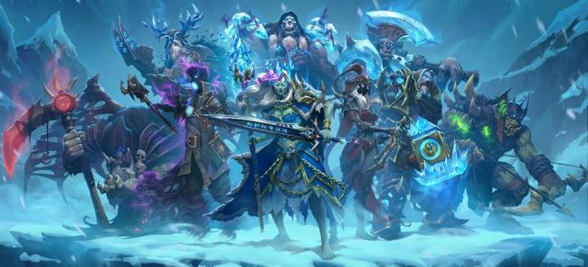 Hearthstone: Ritter des Frostthrons Wallpaper Hearthstone: Ritter des Frostthrons