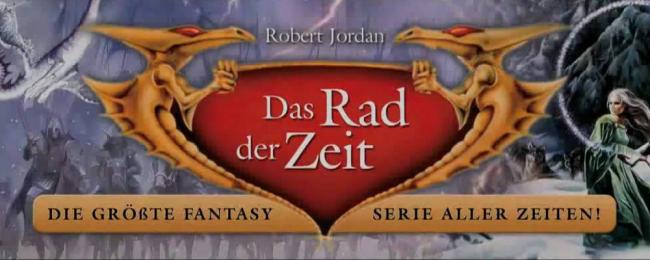 Fantasy-Landschaft mit Text: Das Rad der Zeit, die größte Fantasyserie aller Zeiten