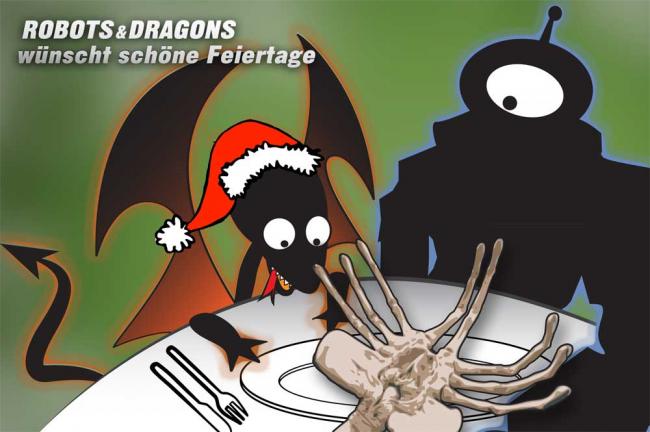 Robots & Dragons wünscht schöne Weihnachten