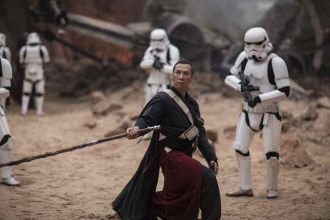 Chirrut Imwe (Donnie Yen) in Rogue One: A Star Wars Story Chirrut Imwe (Donnie Yen) in Rogue One: A Star Wars Story