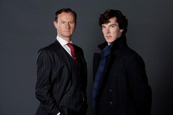 Sherlock und sein Bruder Mycroft Holmes
