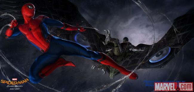 Konzeptdesign von Ryan Meiner für Marvels Spider-Man: Homecoming