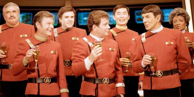 Star Trek VI - Das unentdeckte Land : Die Crew auf der Brücke Star Trek VI - Das unentdeckte Land : Die Crew auf der Brücke