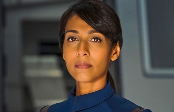 Rekha Sharma als Landry in CBS' Star Trek: Discovery