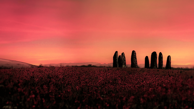 Der Steinkreis in Ackerman's Field