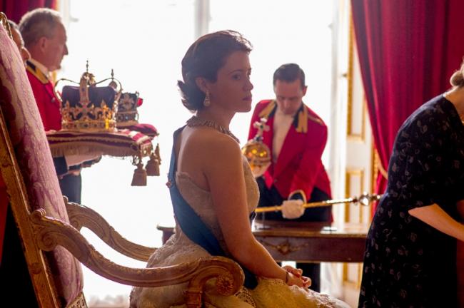 Claire Foy als Königin Elizabeth II in der Netflix-Serie "The Crown" Claire Foy als Königin Elizabeth II in der Netflix-Serie "The Crown"