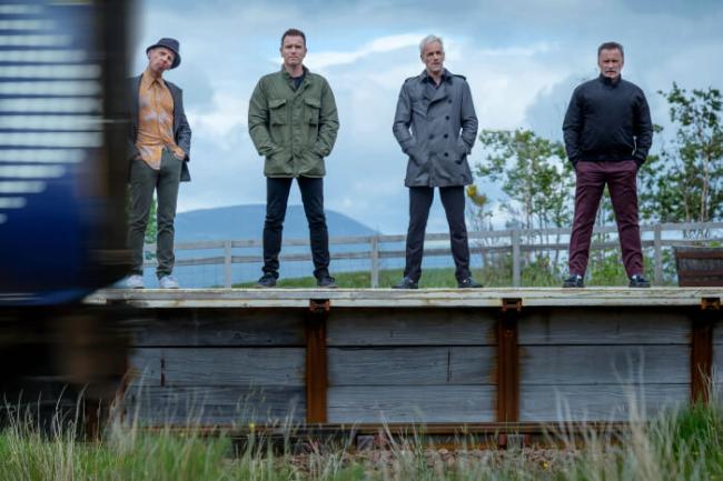 Ewen Bremner, Ewan McGregor, Jonny Lee Miller und Robert Carlyle in T2 Trainspotting Ewen Bremner, Ewan McGregor, Jonny Lee Miller und Robert Carlyle in T2 Trainspotting