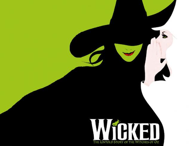 Stilisiertes Promoposter von Wicked Stilisiertes Promoposter von Wicked