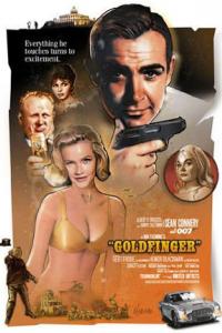 Filmposter James Bond 007 - Goldfinger Filmposter James Bond 007 - Goldfinger