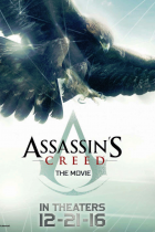 Assassin&#039;s Creed: Michael Fassbender setzt auf dem neuen Poster zum Todessprung an