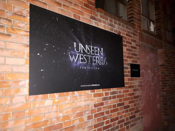 Unseen Westeros Exhibition Entrance
