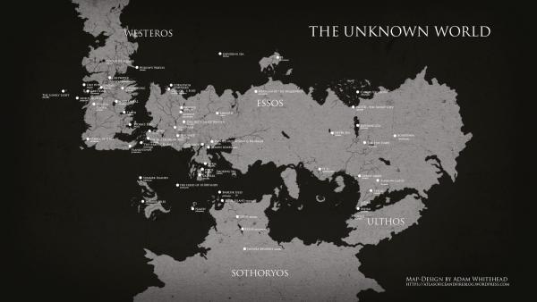 Unseen Westeros Exhibition Map