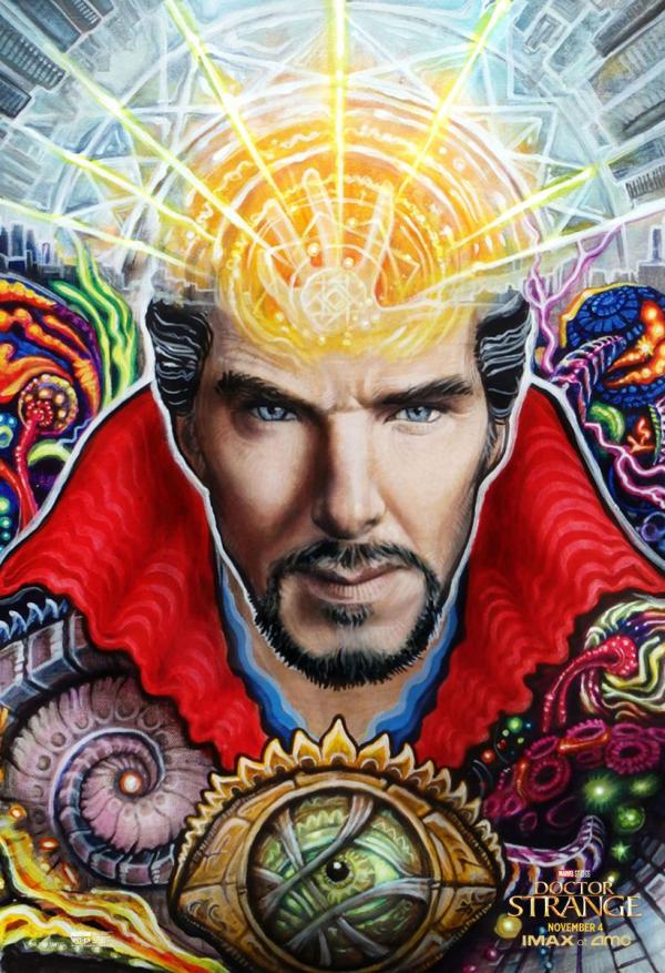 Psychedelisches Schwarzlichtposter zu Marvels Doctor Strange Psychedelisches Schwarzlichtposter zu Marvels Doctor Strange