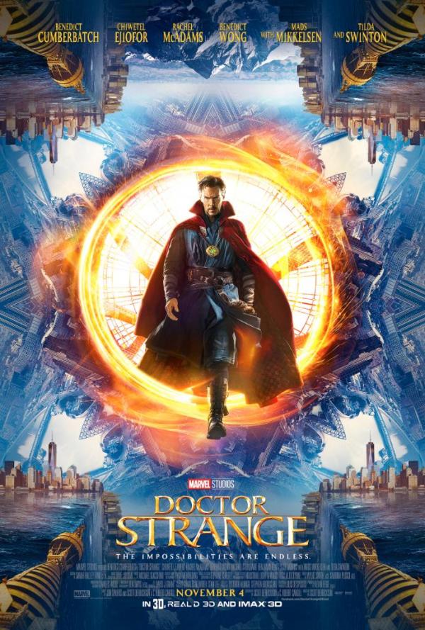 Benedict Cumberbatch als Doctor Strange auf dem zweiten Promoposter zu Marvels Doctor Strange Benedict Cumberbatch als Doctor Strange auf dem zweiten Promoposter zu Marvels Doctor Strange