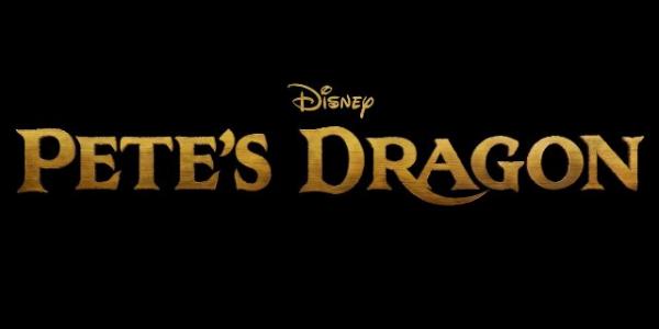 Pete´s Dragon-Schriftzug zum Remake von Elliot, das Schmunzelmonst