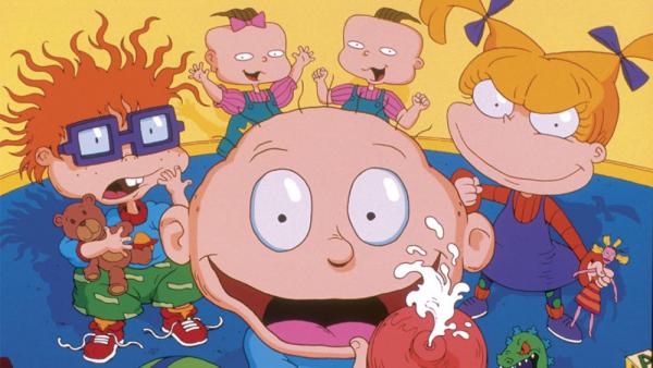 Tommy, Chuckie, Lil, Phil und Angelica von den Rugrats