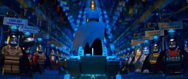 Verschiedene Kostüme in The Lego Batman Movie