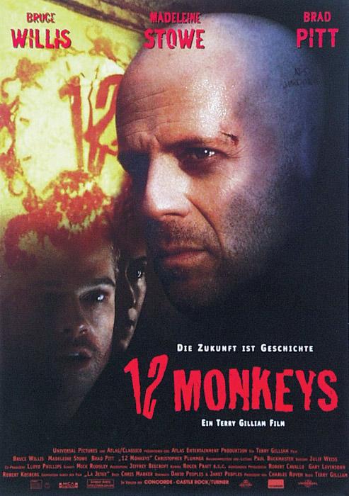 12 Monkeys Filmposter 12 Monkeys Filmposter