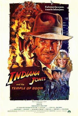 Indiana Jones Tempel des Todes Filmposter