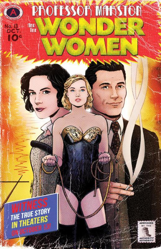 Professor Marston & The Wonder Women Poster Comicstil