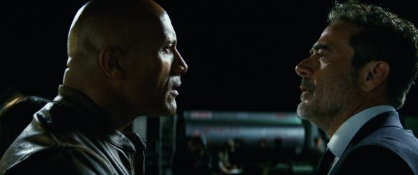 Dwayne Johnson und Jeffrey Dean Morgan in Rampage Dwayne Johnson und Jeffrey Dean Morgan in Rampage