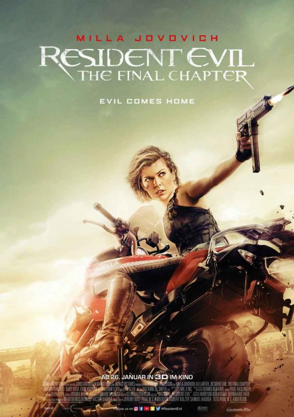 Resident Evil: The Final Chapter Teaser-Poster