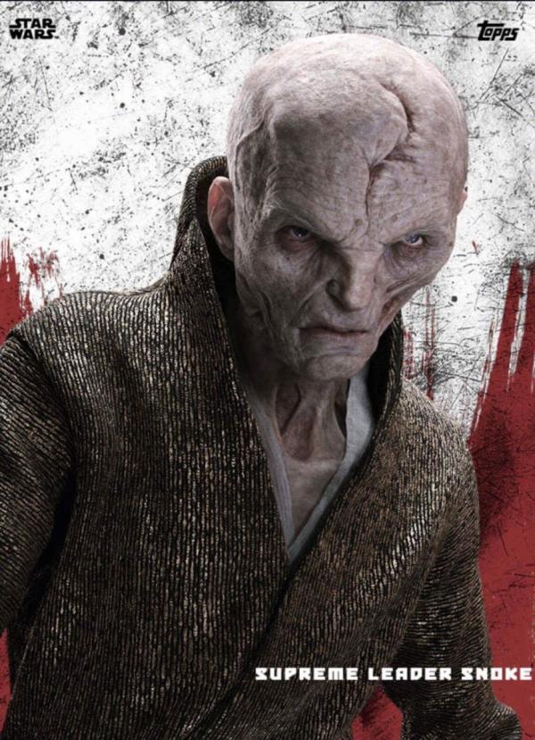 Supreme Leader Snoke in Star Wars: Die letzten Jedi
