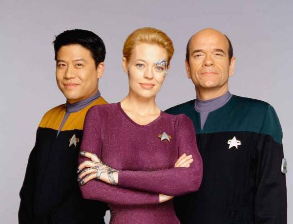 Harry Kim, Seven of Nine und der Holodoc Harry Kim, Seven of Nine und der Holodoc