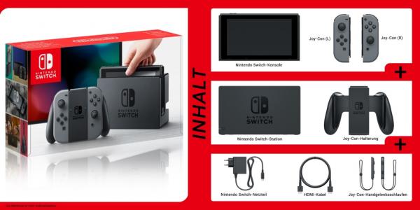 Switch Verpackungsinhalt